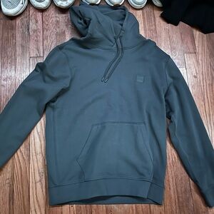 Men's Gray BOSS Hoodie Sweater